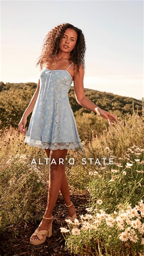 Mini dress season is here. Shop new spring styles in fresh prints, easy fits, and lightweight fabrics made for warm days. | Altar'd State