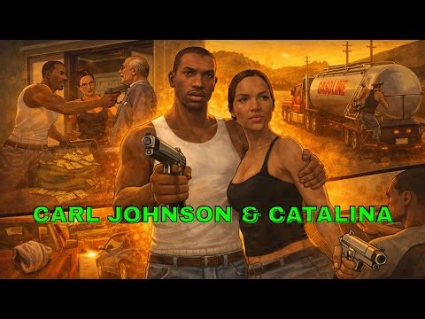 Gta San Andreas - All missions with Catalina in Badlands