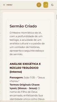 Preparar um sermão BIBLICO com IA #escrituria #estudobiblico #sermão