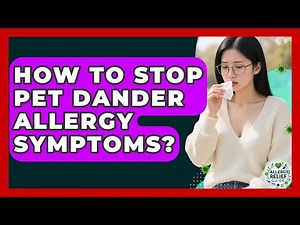 How To Stop Pet Dander Allergy Symptoms? - Allergy Relief Guide