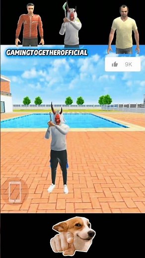 Indian theft auto new swimming pool challenge video #shorts