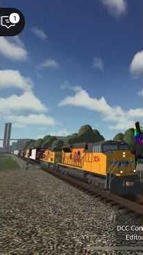 Eastbound UP EMD tier 4 with another UP power heading to the yard with mixed freight!!!