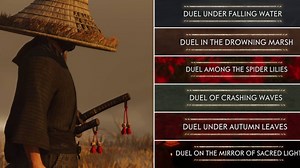 Ghost of Tsushima: All Six Blades of Kojiro Duel Locations