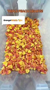 🍑🧡Our Peach Mix will do the trick here!🧡🍑 #reels #viral #satisfying #asmr #explorepage #candies #funny | Poppin Candy