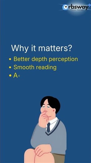 Why Binocular Vision Matters!#orbsway #visiontherapy #eyehealth #blurryvision #eyestrain