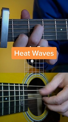 Learn to Play Heat Waves on Guitar - Easy Tutorial