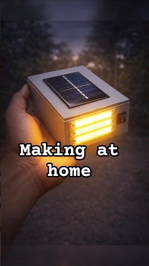 Solar light Full Automatic. 🌞. #Experiment #science #diy #electric #led