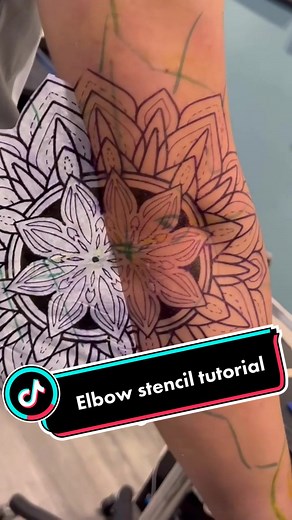 Elbow Tattoo Tutorial: How to Apply Stencil Perfectly