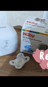 My review of the Nuby UV Dummy Steriliser