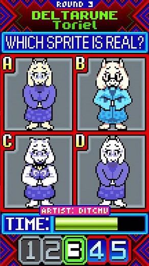 Which Sprite Is REAL? Deltarune Edition
