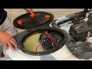 Kayak trolling motor with PWM controller on Feelfree Lure 10 V2