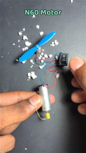 Convert Kinetic Energy to Electricity Using N60 DC Motor