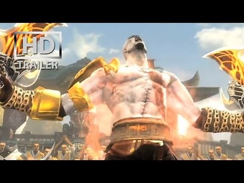 Mortal Kombat 9 - Kratos | gameplay trailer [HD] OFFICIAL Trailer MK9 (2011) PS3