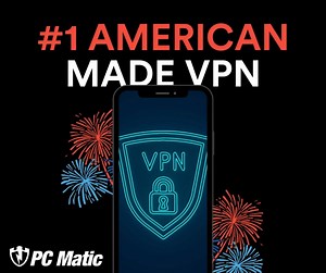 🇺🇸 Proudly made in the USA! PC Matic VPN is the #1 American-made VPN, delivering top-tier security and privacy without outsourcing your trust. Stay protected, stay private — all with homegrown cybersecurity. 🔒💻 Visit pcmaitc.com/vpn. | PC Matic