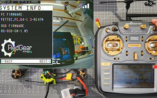 FETtec Kiss G4穿越机飞控电调应用-7：FETtec G4的摄像头图传安装及特有的OSD设置