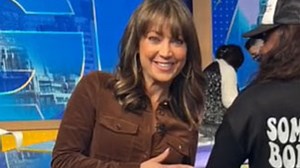 Ginger Zee stuns in sexy brown dress in new behind-the-scenes GMA video