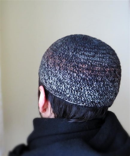 Muslim Hat Men's Crochet Beanie Knit Skull Cap for Men Boho Kufi