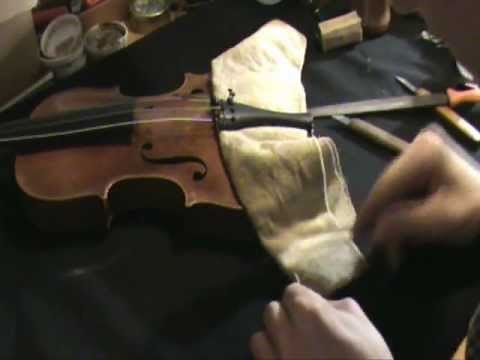 repair of an antique HOPF violin