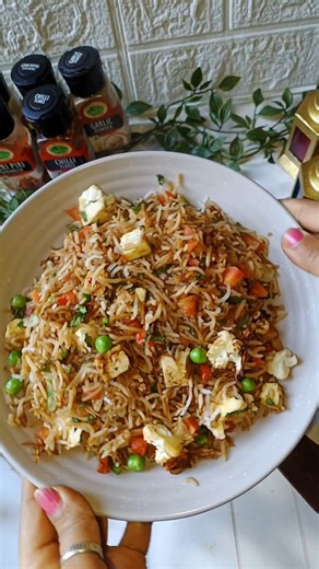 Soniya Saini on Instagram: "Fried rice in air fryer ❤️ Save this video to try it later:) I have used @naturesmithfoods seasoning for preparing this recipe:) 🛒Shop on Amazon. Check products link in naturesmith highlight. follow @new_creative_corner for more updates:) #trending #viral #friedrice #instagood #reelitfeelit"