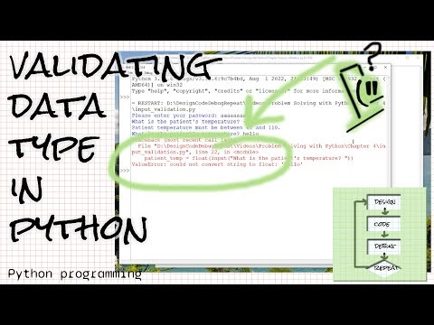 How to validate data type in Python