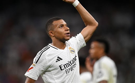 Video: Real Madrid's Mbappe scores great goal against Barcelona in Super Cup final