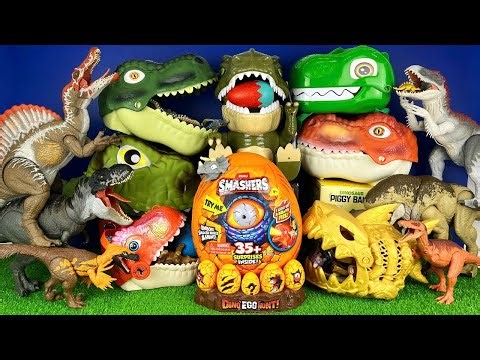 Jurassic World Unboxing Review Asmr Dinosaur T-rex Mosasaurus Indominus Rex Triceratops Spinosaurus