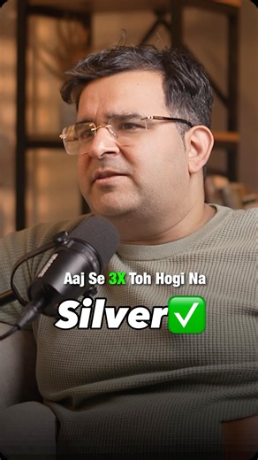 Batlaiye with Bhanu on Instagram: "SILVER yahanse teen-guna badhega💰✅ 🥈 Silver isn’t done yet. It can still grow 3× from here. In this reel with Sanjay Kathuria, we break down why smart money is watching silver, gold & copper closely: • Why silver is both investment + industrial metal • How EVs, solar & electronics are boosting demand • Why countries are stacking gold to hedge the dollar • How copper could become the next breakout metal • What really drives metal prices: inflation, geopolitics