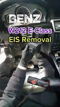 Mercedes W212 E-Class EIS Removal | Steering Wheel & Column Removal