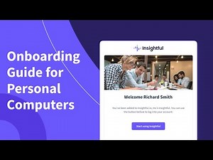 Onboarding Guide for Personal Computers