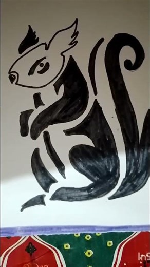 #squirrel#art #artisticchannel #artandcraft #painting #artistportrait #animals