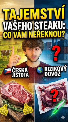 Fox Meadows | Ekologický chov skotu | Prémiové hovězí on Instagram: "🥩 Víte, co jíte? Pravda o mase z dovozu vs. Česko 🇨🇿 Koupit maso s nálepkou „Původ: Mimo EU“ je jako koupit auto z bazaru s přetočeným tachometrem. 🚗💨 Nikdy nevíte, co má za sebou. Dnes se podíváme na to, co vám na etiketě neřeknou: 1️⃣ Chemická loterie: V USA a Jižní Americe jsou povoleny růstové hormony jako Estradiol nebo Ractopamin 💉. V EU jsou tvrdě zakázané. Chcete to mít na talíři? 2️⃣ Maso bez tváře: U dovozu nezn