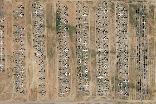 Découvrez le "Boneyard", plus grand cimetière d'avions militaires au monde situé aux Etats-Unis