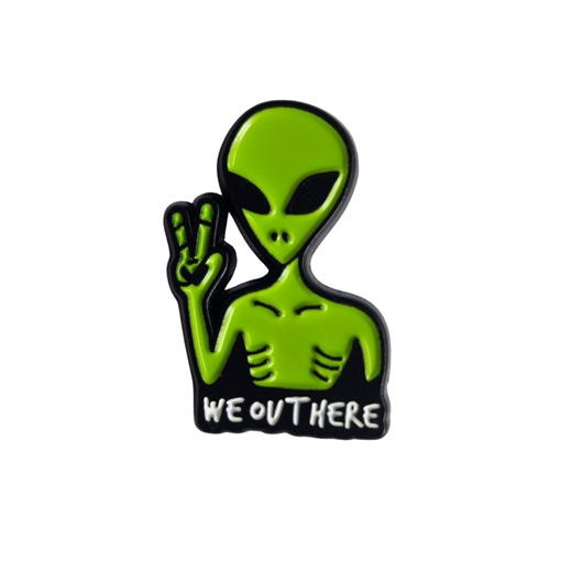 Alien Enamel Pin, Believer Badge - Etsy