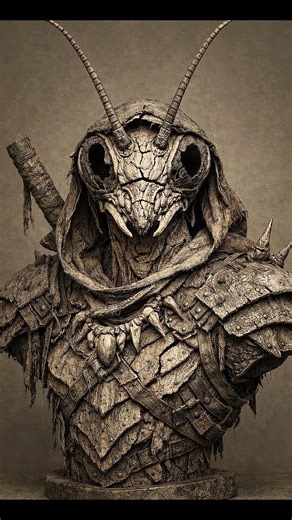 Praying Mantis Warrior Crumbles to Dust | Epic Creature Destruction Short