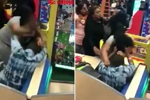 Kid’s birthday party at Chuck E. Cheese fast food joint erupts into mass brawl