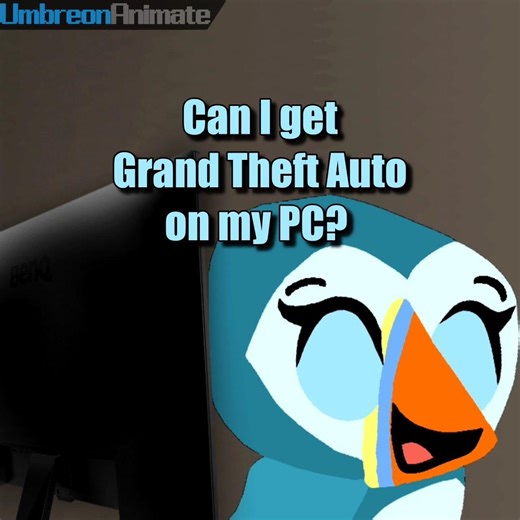 Oona's GTA Rap | Puffin Rock Parody | #animation #meme #animationmeme #puffinrock #gta #shorts