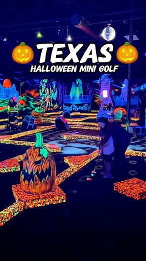 Houston Influencer | Houston Foodie on Instagram: "Y’all absolutely have to check out this Halloween themed mini golf course. This place is so much fun. We recommended all of our friends, family and followers. Yes it is Halloween right now but this place is over 365 days a year and is called monster minigolf. They have locations in Houston, Dallas, Austin, and San Antonio. ￼#CapCut"