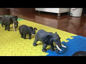 The Jungle Book Colonel Haithi’s March elephants toys version(Finnish 1968)