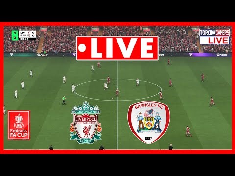 🔴 LIVE: Liverpool vs Barnsley | FA Cup 2025/2026 | Match Today Simulation