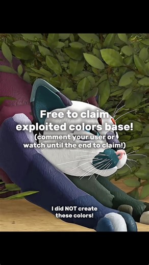 First time posting here, boosts are appreciated and I plan on making more free bases and morphs! 🌈 #wcue #wcueroblox #warriorcatsultimateedition #wcueglitch #wcuemorph