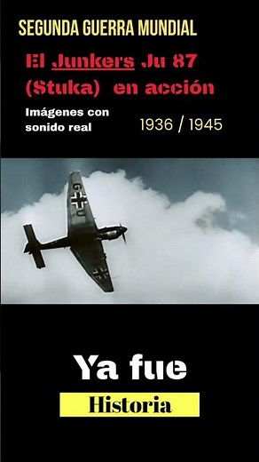 Stuka en acción: El bombardero en picado más temido de la WWII #ww2 #military #historia