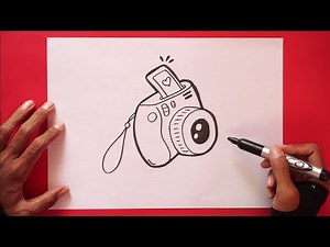 How To Draw Polaroid Camera Step By Step✍🏼