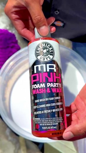 Foam Party Fun with Mr. Pink Chemical Guys Soap