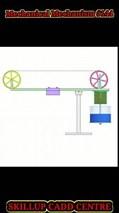 Mechanical mechanism 144 #viralreels #reelsvideo #machine #CIPET #skill #training #CAD #mechanicalengineering Self-balancing lever | Skillup Cadd Centre | Facebook