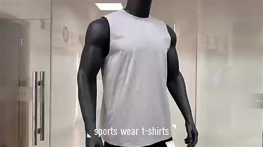 Summer Oneck Gym Men's Stringer Tops Mesh Clothing Bodybuilding Sleeveless Shirt Fitness Vest Quick-dry Running Workout Stringer