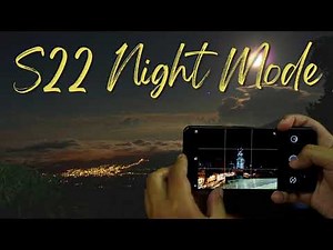 How to capture stunning shots in the dark with Samsung Galaxy S22's Night Mode 📸🌙.