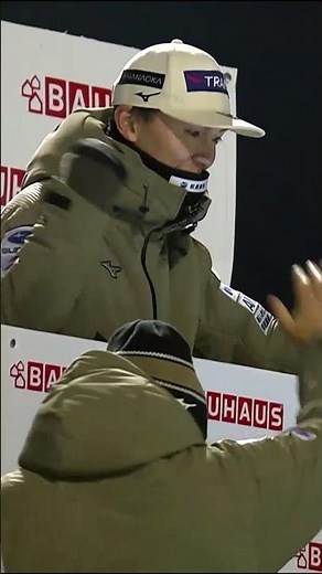 Breakthrough Made: Ren Nikaido's First World Cup Podium! #fisskijumping #worldcupruka