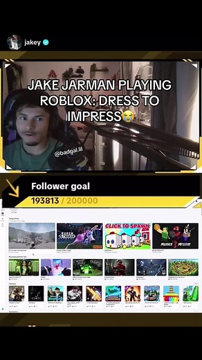 Jake Jarman Playing Roblox: Dress to Impress