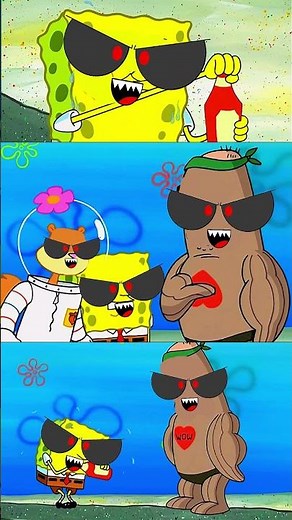👀 SpongeBob Found Something TERRIFYING! Monster Meme #bluey #funny #animation #cute #memes #cartoon