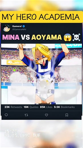 MINA vs AOYAMA 😱☠️ | #myheroacademia #edit #mha #amv #anime